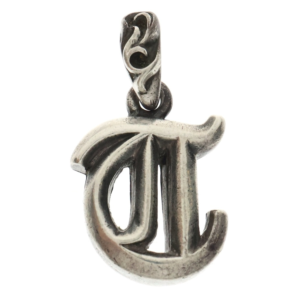 CHROME HEARTS(クロムハーツ) ALPHABET CHARM Tアルファベットチャーム イニシャル ペンダントトップ シルバー BCA205