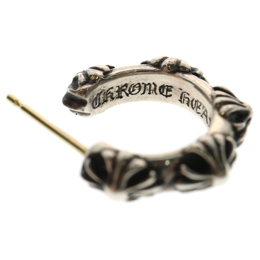 CHROME HEARTS(クロムハーツ) HOOP CROSS クロスバンド フープピアス シルバー BCA100