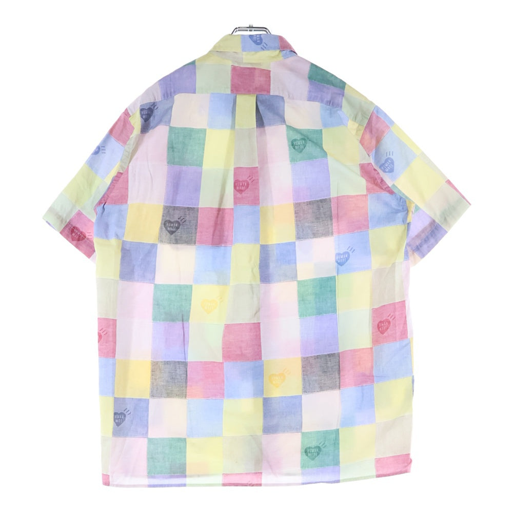 HUMAN MADE(ヒューマンメイド) PATCHWORK SHIRT パッチワーク 半袖シャツ マルチ