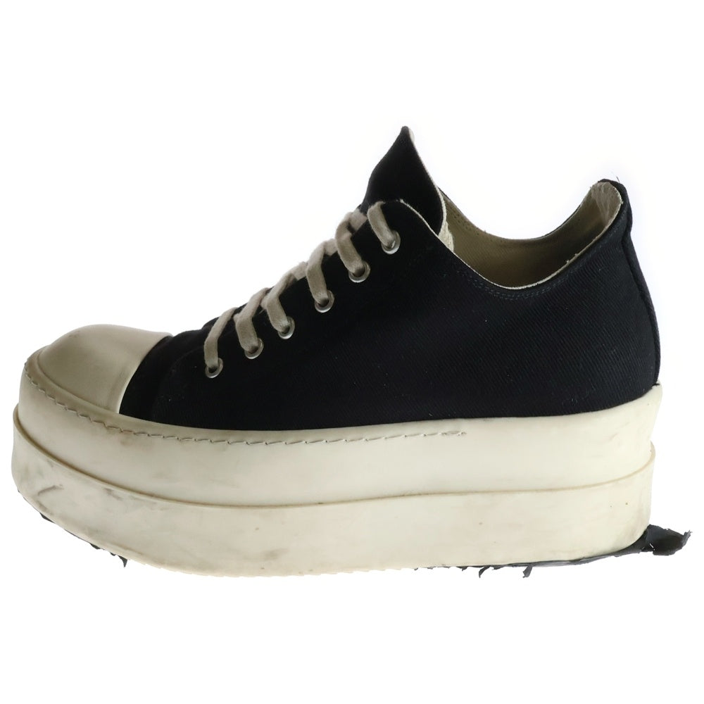 DRKSHDW(ダークシャドウ) 24AW DOUBLE BUMPER LOW SNEAKS ダブルバンパー ローカットスニーカー DU02D2832 ブラック/ホワイト 40.5