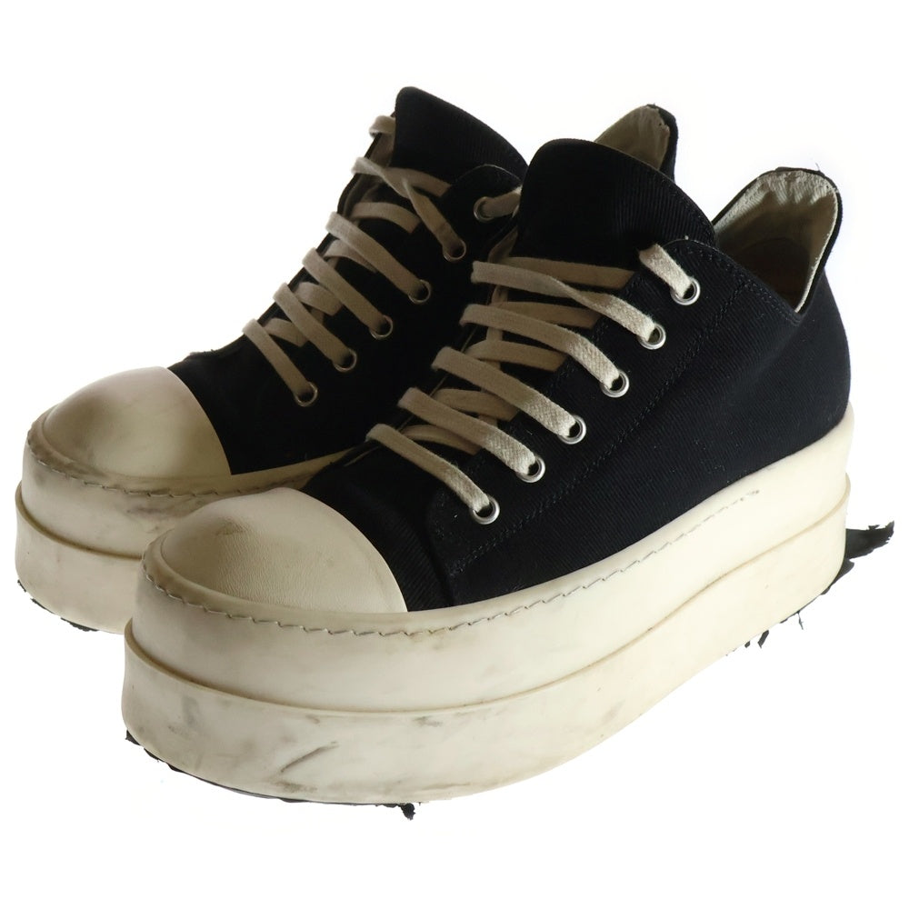 DRKSHDW(ダークシャドウ) 24AW DOUBLE BUMPER LOW SNEAKS ダブルバンパー ローカットスニーカー DU02D2832 ブラック/ホワイト 40.5