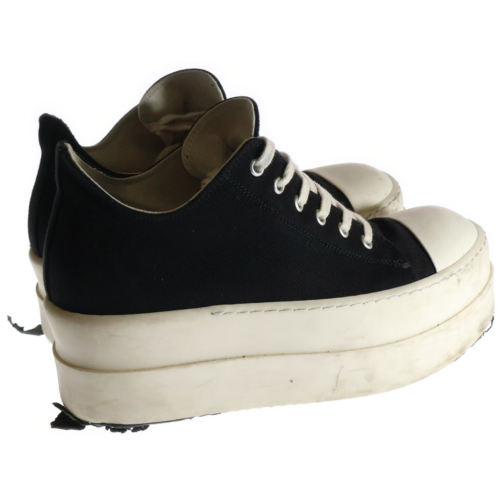 DRKSHDW(ダークシャドウ) 24AW DOUBLE BUMPER LOW SNEAKS ダブルバンパー ローカットスニーカー DU02D2832 ブラック/ホワイト 40.5