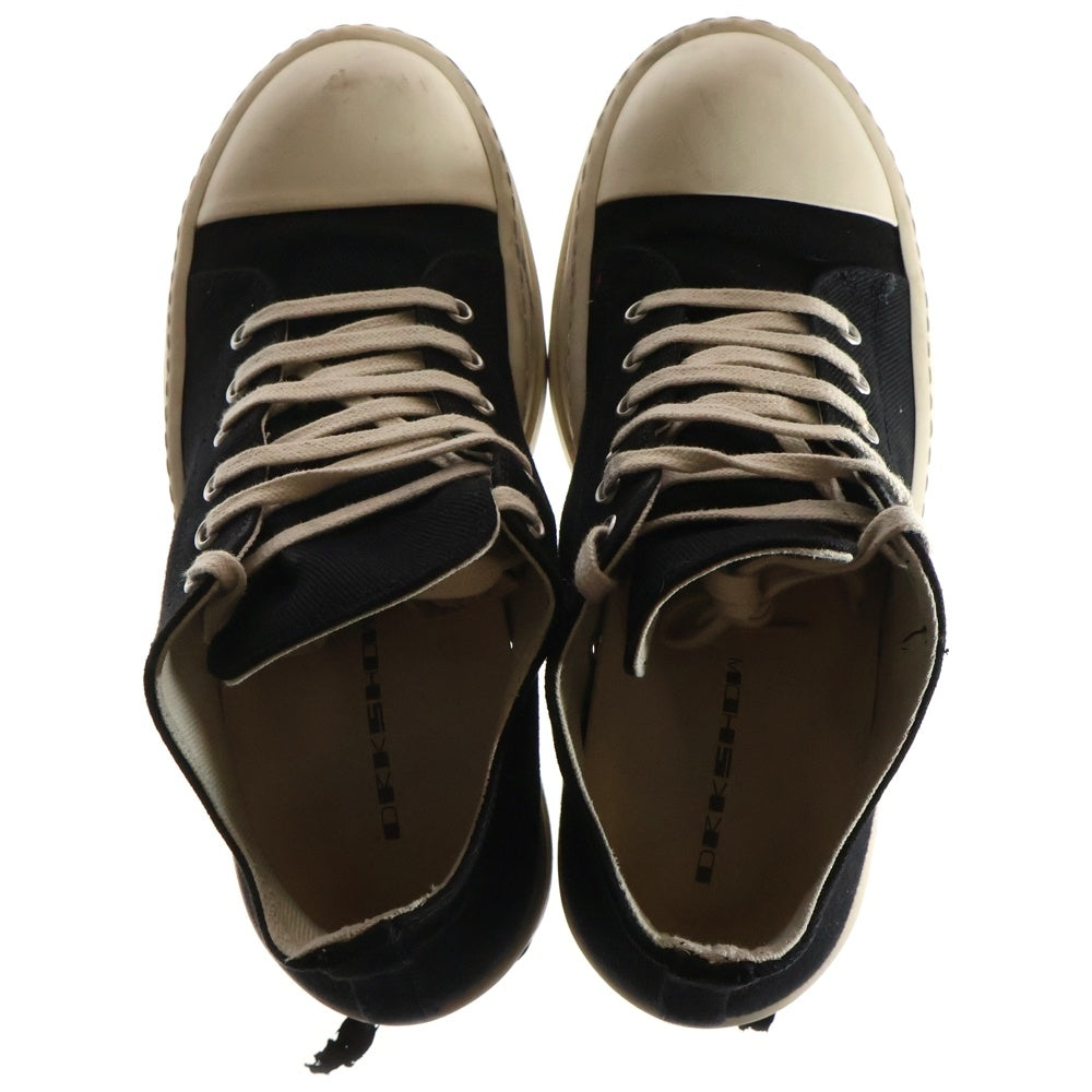 DRKSHDW(ダークシャドウ) 24AW DOUBLE BUMPER LOW SNEAKS ダブルバンパー ローカットスニーカー DU02D2832 ブラック/ホワイト 40.5