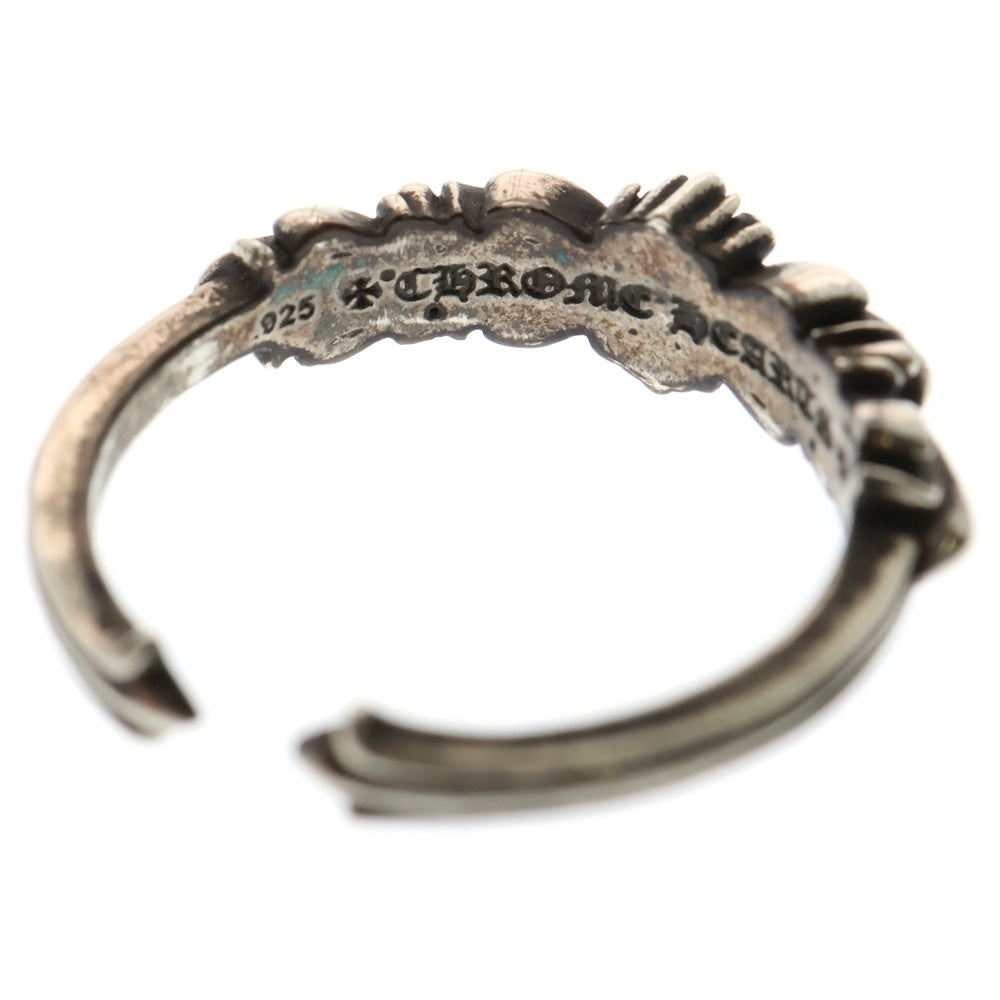 CHROME HEARTS(クロムハーツ) BABY CLSC ベイビークラシックダブルフローラルリング シルバー