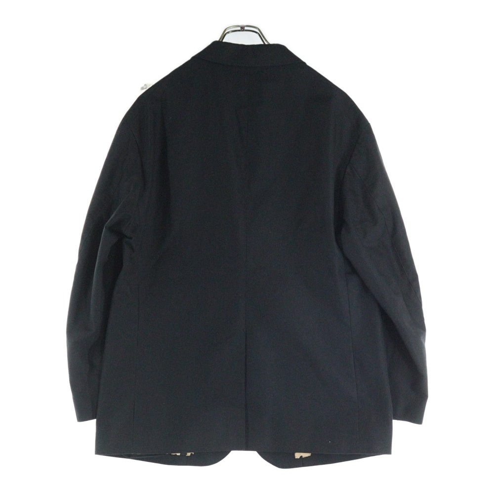 WACKO MARIA(ワコマリア) UNCONSTRUCTED JACKET アンコンストラクテッド 裏地レオパード柄 テーラード ジャケット ブラック