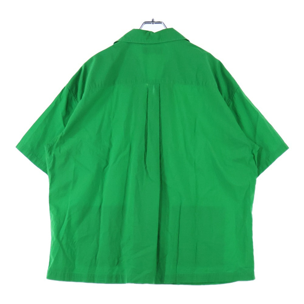 COOTIE PRODUCTIONS(クーティー プロダクションズ) Finx Cotton Cordlane Open Collar S/S Shirt オープン半袖シャツ グリーン