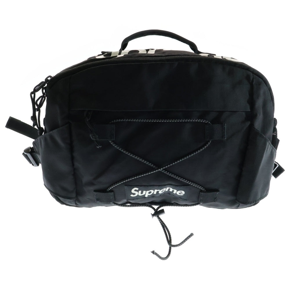 SUPREME(シュプリーム) 17SS Waist Bag ボックスロゴ ナイロンウエストバッグ ショルダーバッグ ブラック