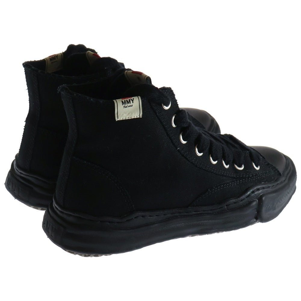 MIHARA YASUHIRO(ミハラヤスヒロ) PETERSON OG Sole Canvas High-top Sneaker A01FW701 ピーターソン オリジナルソール キャンバス ハイトップ スニーカー シューズ ブラック