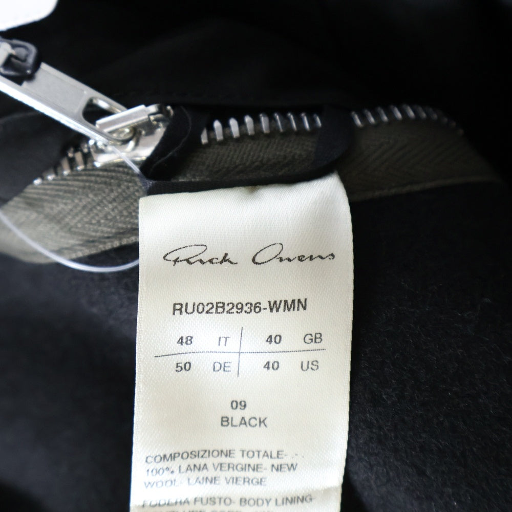 Rick Owens(リックオウエンス) 22AW JUMBO TATLIN COAT RU02B2936 ジャンボタトリンコート アウター ブラック