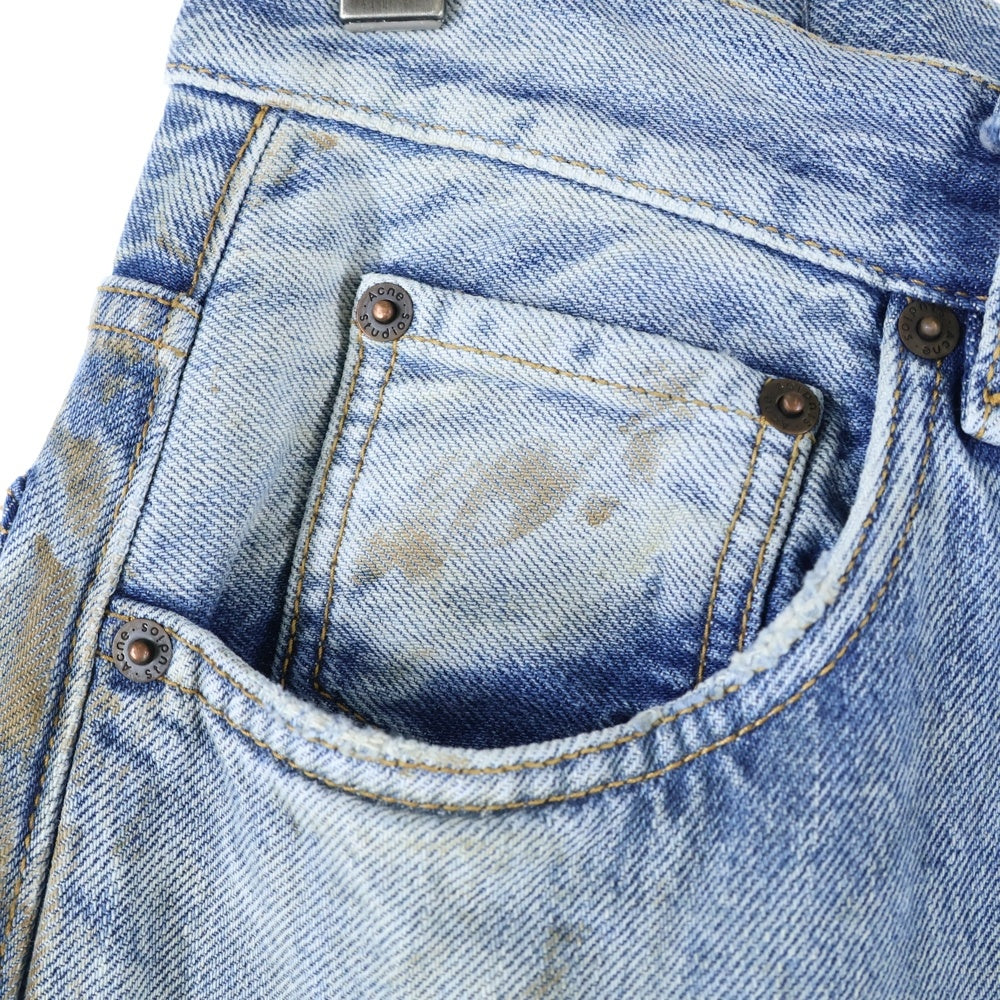 Acne Studios(アクネ ストゥディオズ) 2021M PENICILLIN B00317 ペニシリン ダメージ加工 デニムパンツ ジーンズ インディゴ