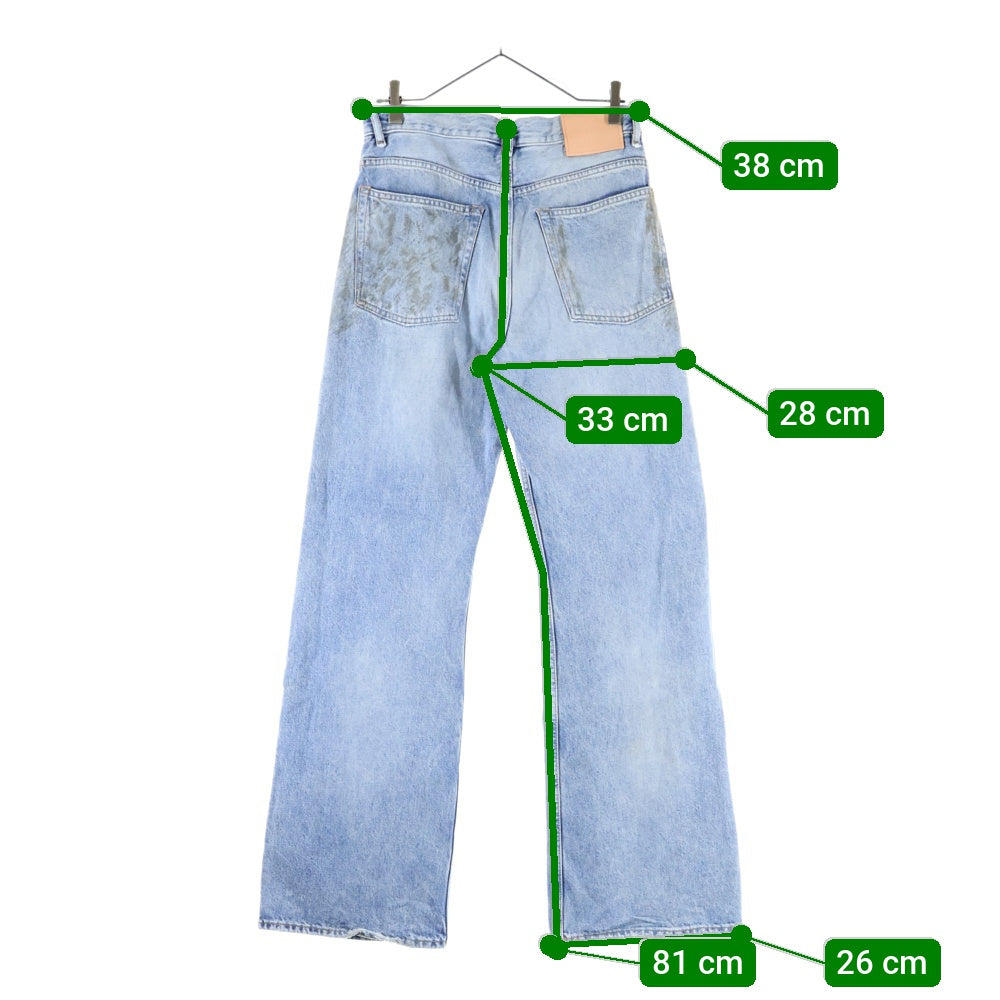 Acne Studios(アクネ ストゥディオズ) 2021M PENICILLIN B00317 ペニシリン ダメージ加工 デニムパンツ ジーンズ インディゴ