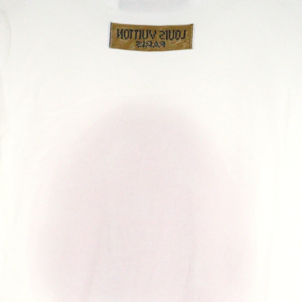 LOUIS VUITTON(ルイヴィトン) 23AW Logo Printed Tee RM232M HA0 HPN30W フロントロゴデザイン 半袖Tシャツ コットン ニット ホワイト