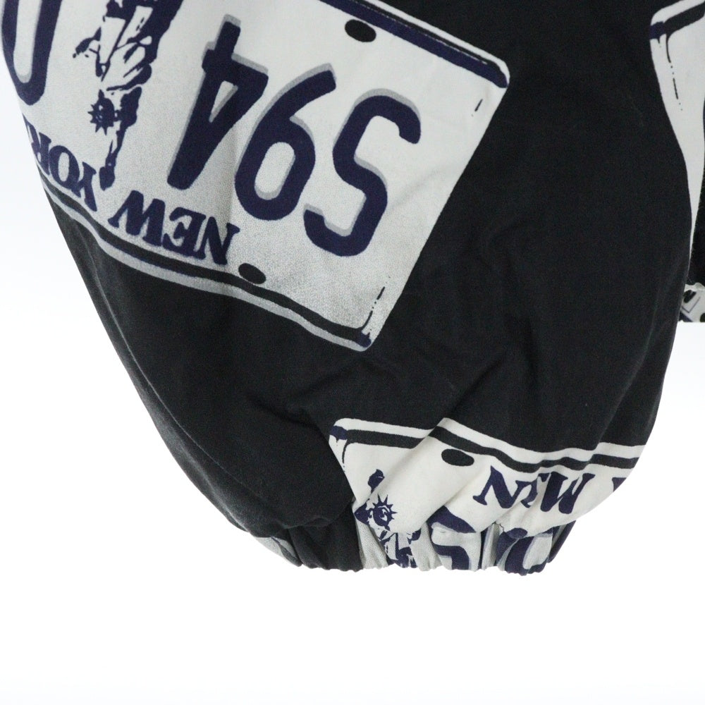 SUPREME(シュプリーム) 17AW License Plate Puffy Jacket ライセンス ナンバー プレート ダウンジャケット アウター ブラック