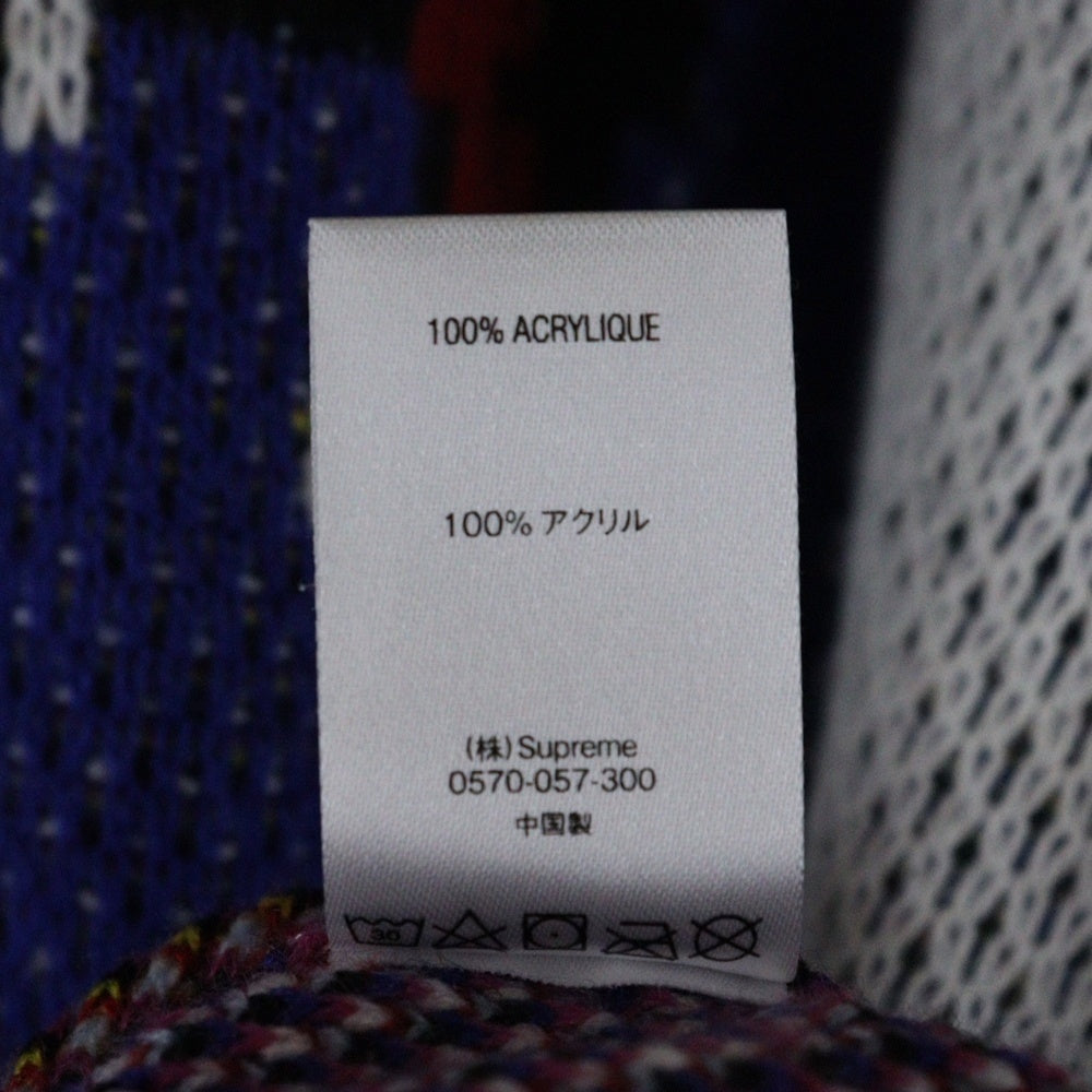 SUPREME(シュプリーム) 21SS Digital Flag Sweater デジタル フラッグ クルーネック ニットセーター マルチ