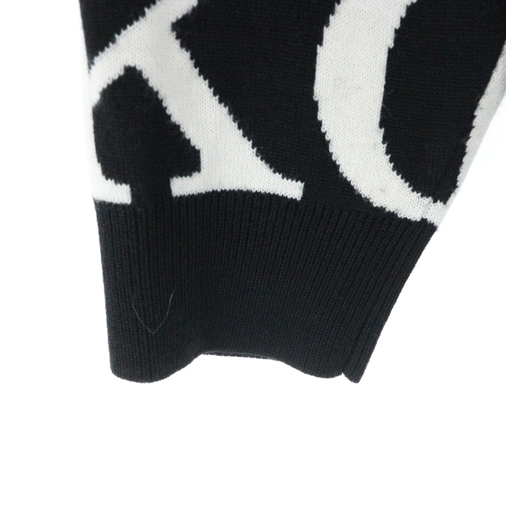 SUPREME(シュプリーム) 20AW fuck sweater ファックジャガード クルーネックセーター ブラック/ホワイト