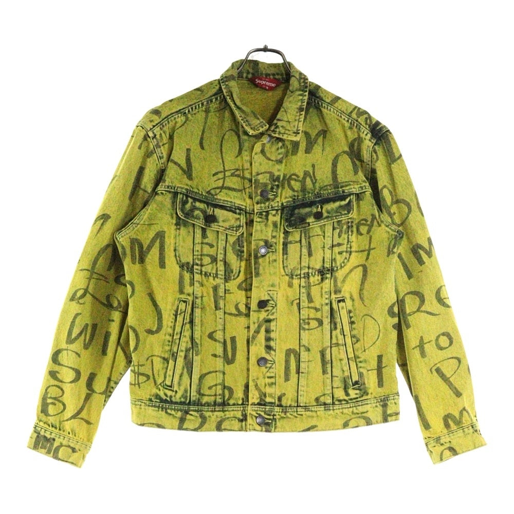 SUPREME(シュプリーム) 20AW Black Ark Denim Trucker Jacket ブラック アーク デニム ジャケット イエロー