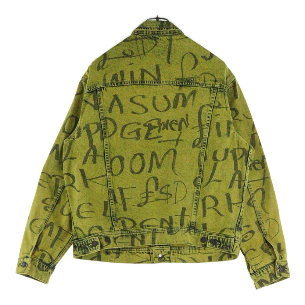 SUPREME(シュプリーム) 20AW Black Ark Denim Trucker Jacket ブラック アーク デニム ジャケット イエロー