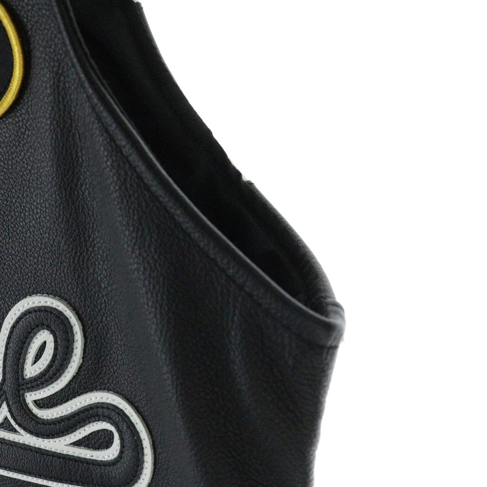 SUPREME(シュプリーム) 21SS × Vanson Leathers Spider Web Vest バンソン スパイダー レザーベスト ジレベスト ブラック