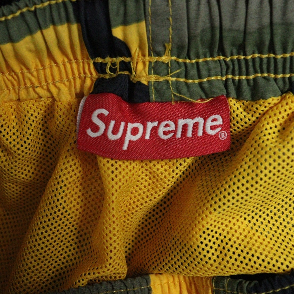 SUPREME(シュプリーム) 18SS Warm Up Pants 迷彩柄 ウォームアップパンツ カーキ/イエロー