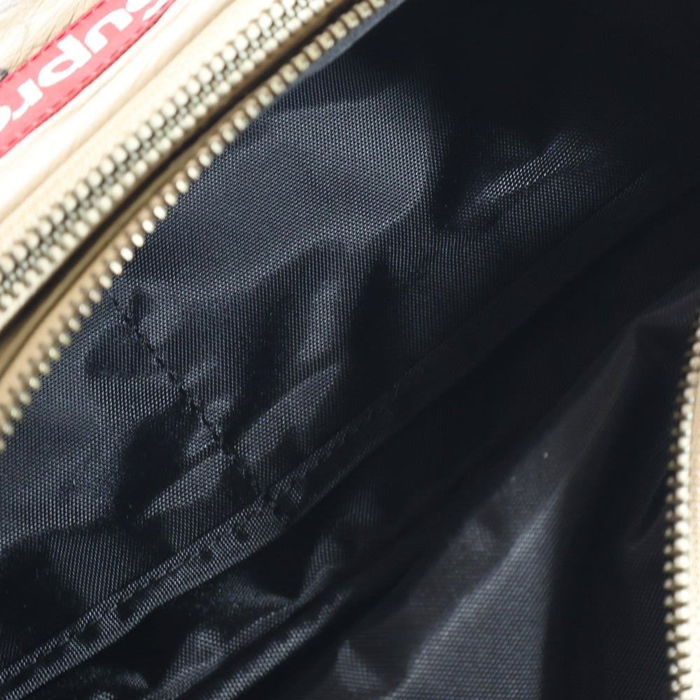 SUPREME(シュプリーム) 17SS Leather Waist Bag レザーウェストバッグ 迷彩柄 ベージュ