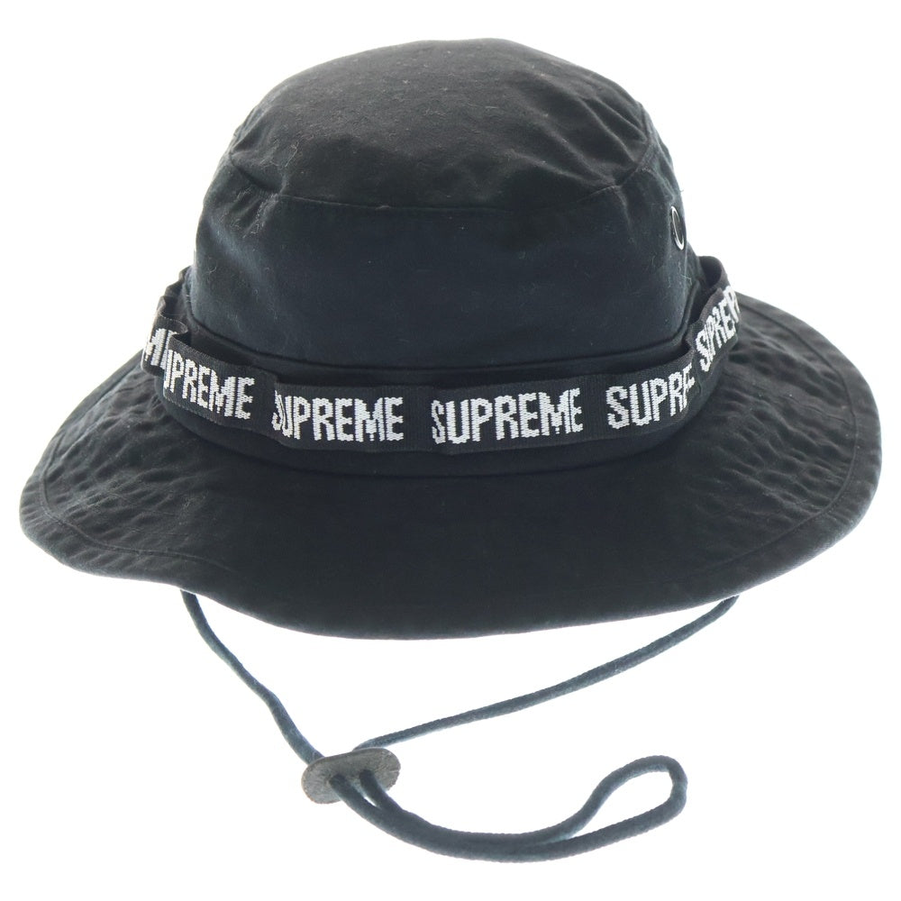 SUPREME(シュプリーム) 18SS Military Boonie ミリタリーブーニーハット 帽子 ブラック