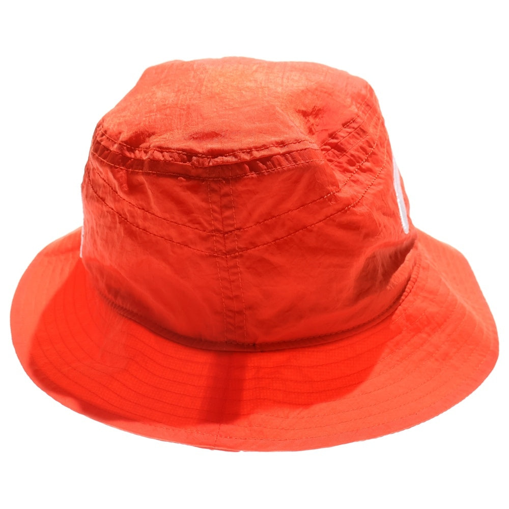 NIKE(ナイキ) 20AW × STUSSY Bucket Hat CT8411-634 ロゴ刺繍 バケットハット 帽子 オレンジ