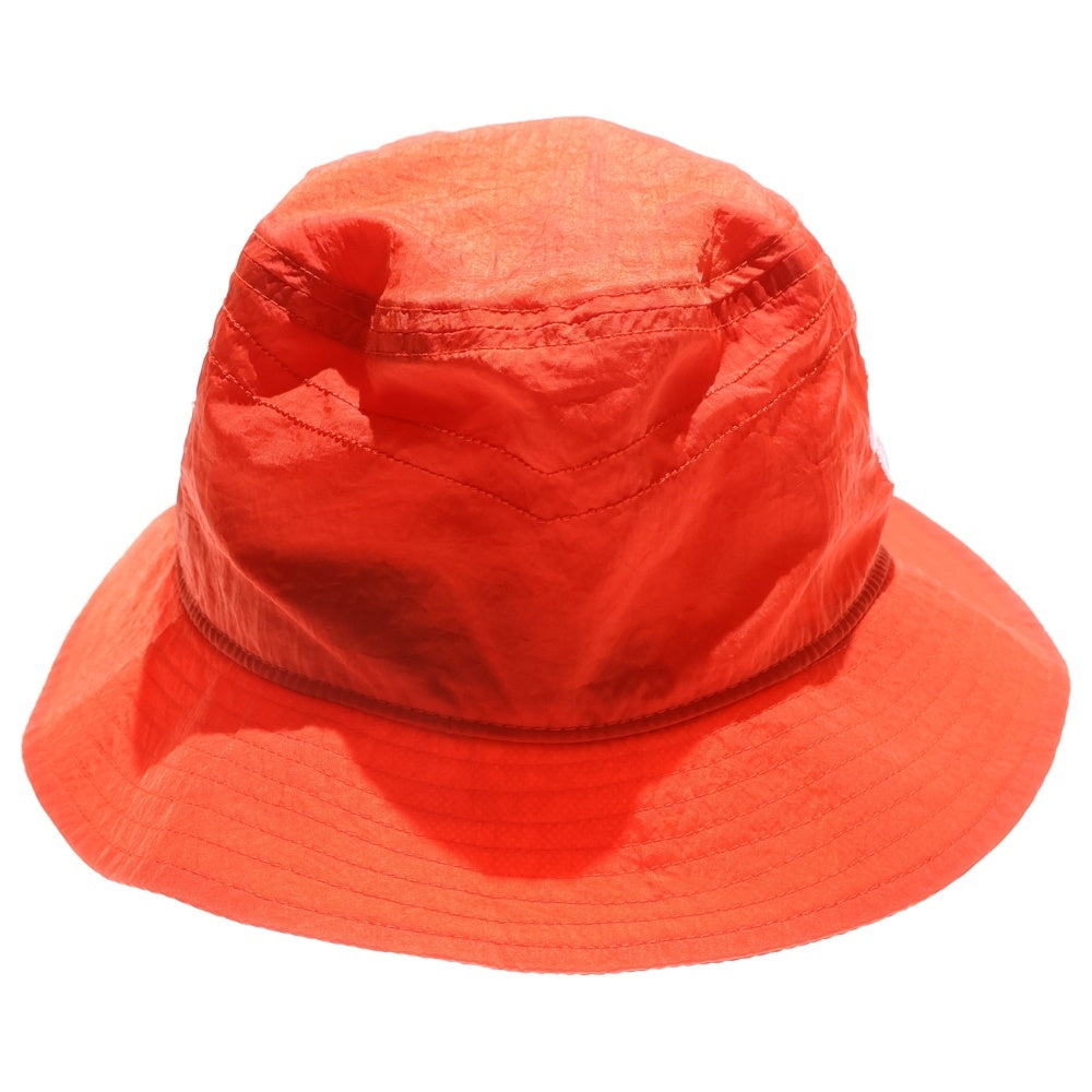 NIKE(ナイキ) 20AW × STUSSY Bucket Hat CT8411-634 ロゴ刺繍 バケットハット 帽子 オレンジ