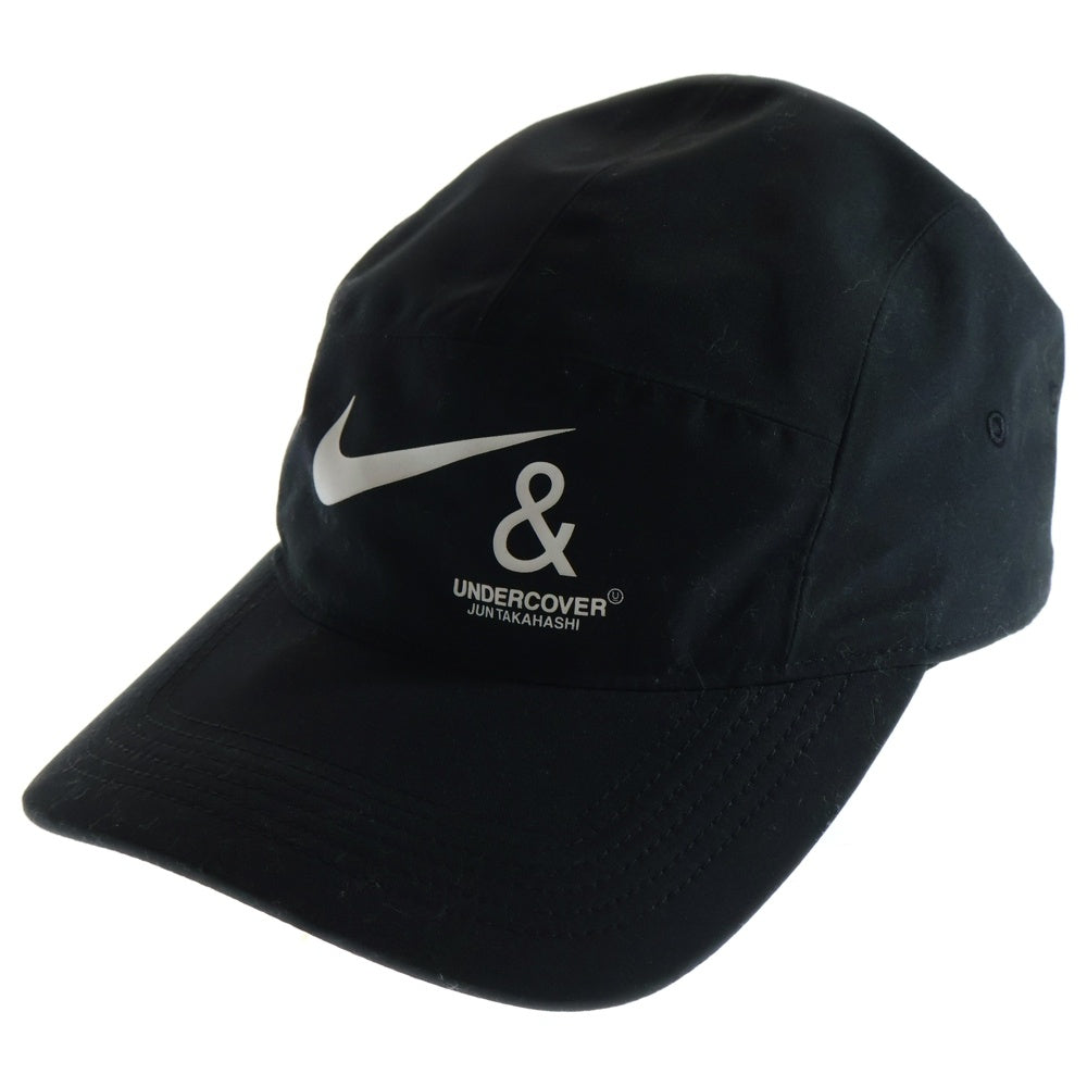 NIKE(ナイキ) 19AW × UNDERCOVER CK8620-010 ロゴプリント キャップ 帽子 ブラック