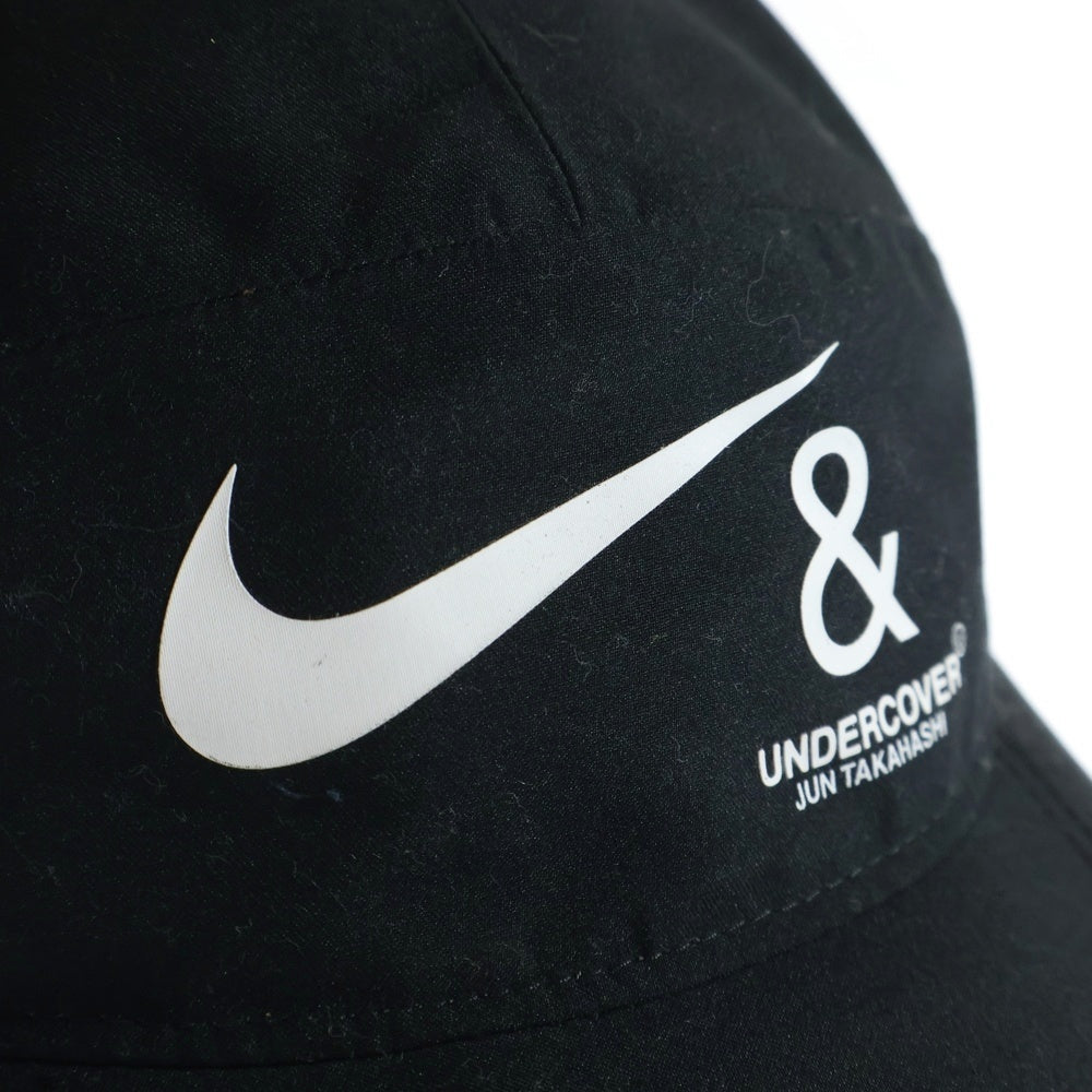NIKE(ナイキ) 19AW × UNDERCOVER CK8620-010 ロゴプリント キャップ 帽子 ブラック