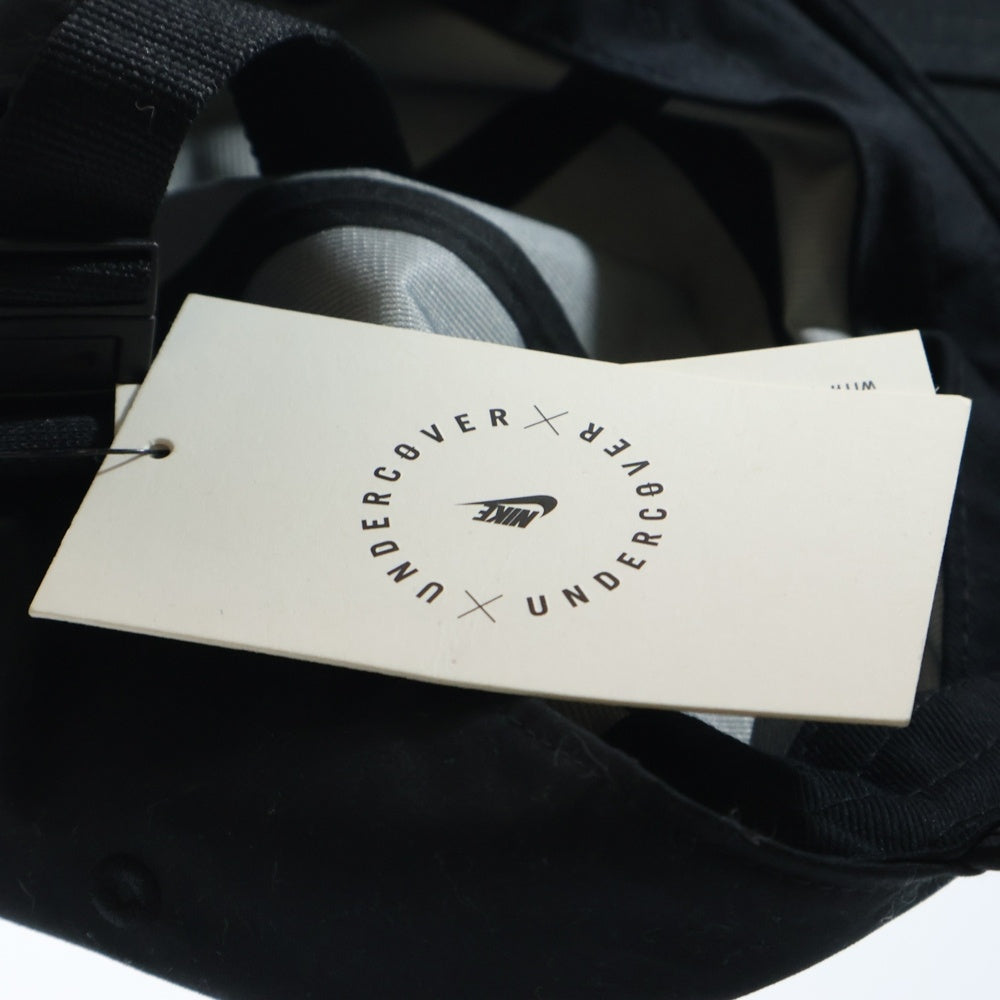 NIKE(ナイキ) 19AW × UNDERCOVER CK8620-010 ロゴプリント キャップ 帽子 ブラック