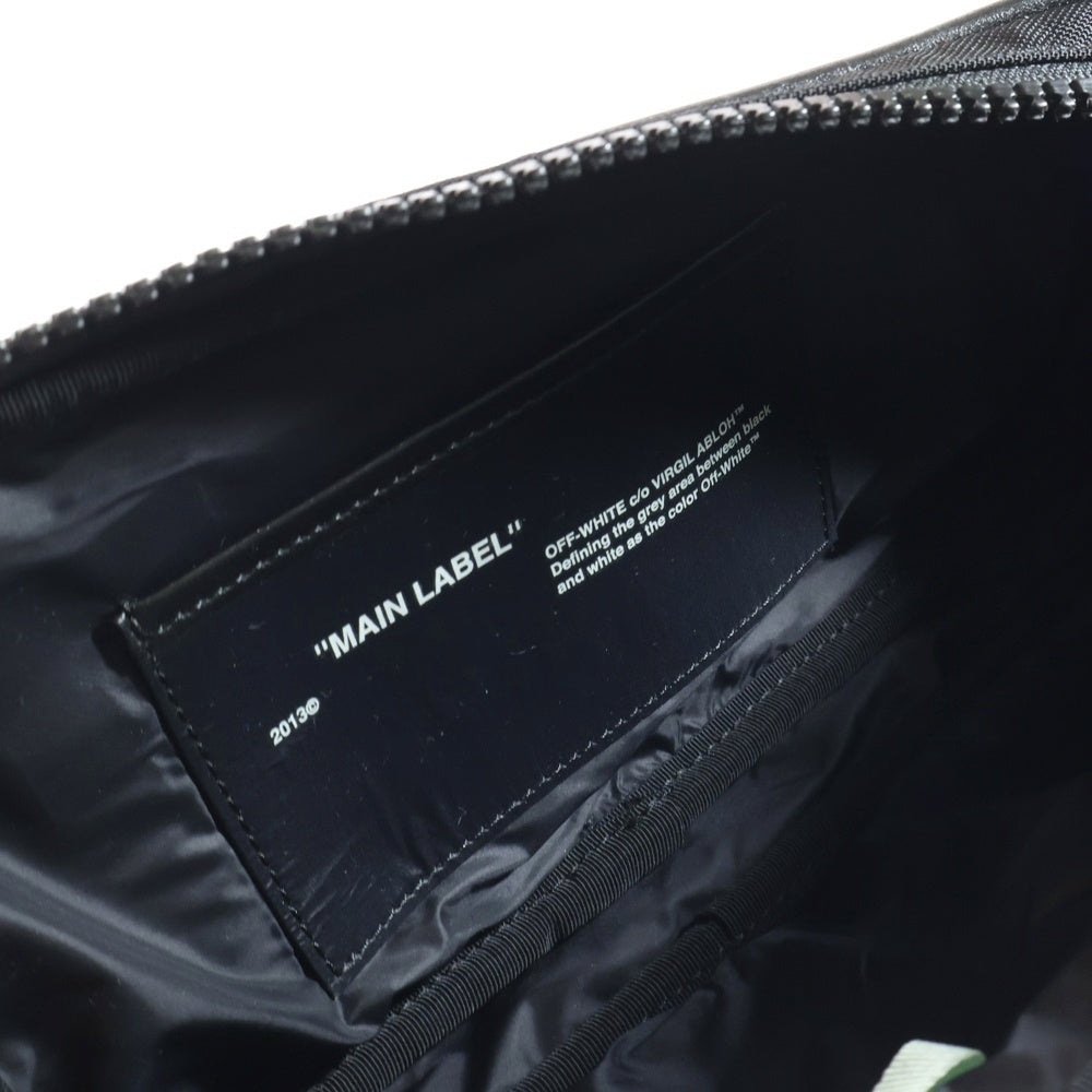 OFF-WHITE(オフホワイト) 3ポケット ボディバッグ OMNA024S18888008 ブラック
