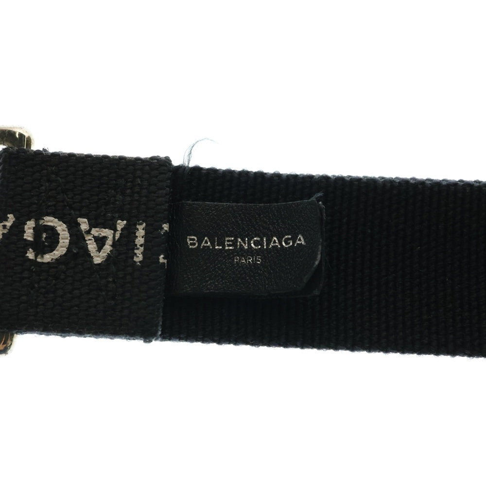 BALENCIAGA(バレンシアガ) ロゴプリント ネックストラップ ブラック