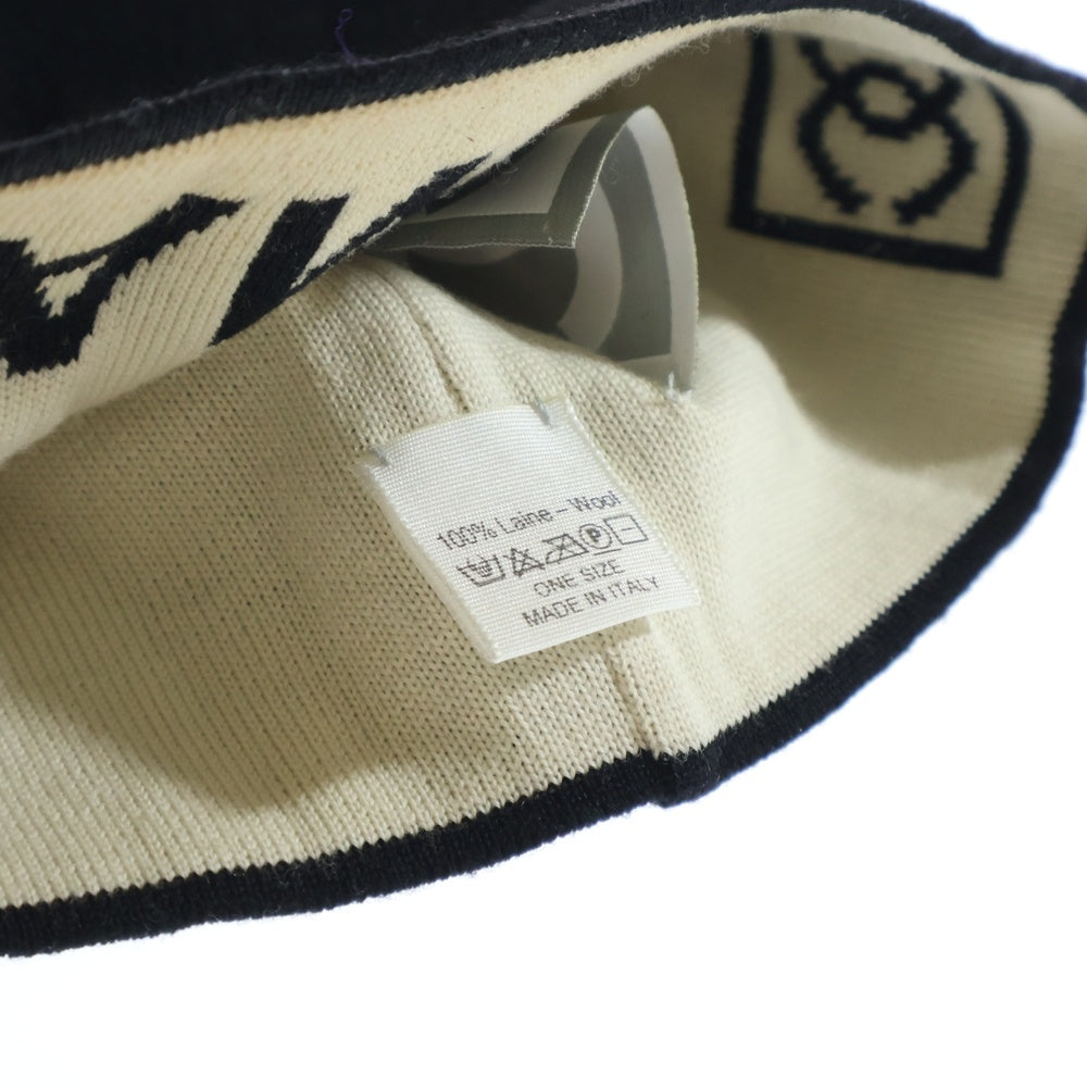 CHANEL(シャネル) Embroidered CC Logo Beanie CCロゴデザイン ニット帽 ビーニー ブラック