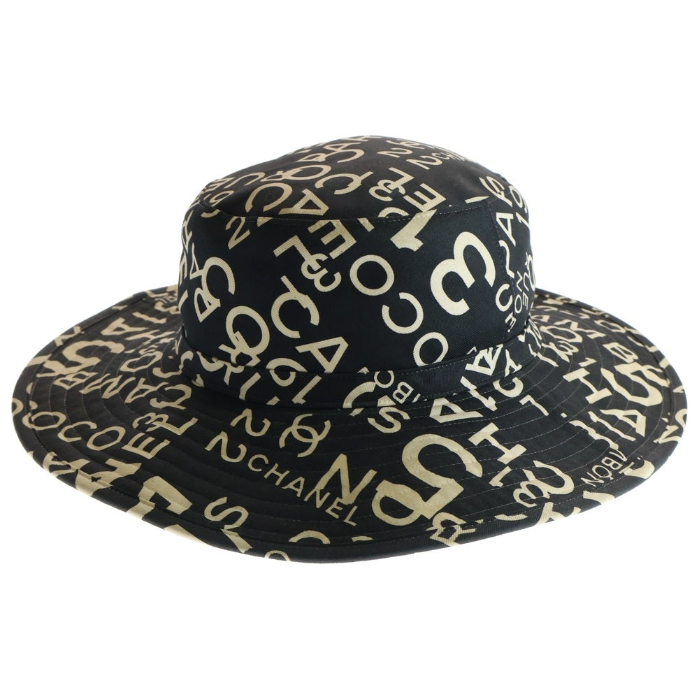 CHANEL(シャネル) バイシーライン ロゴデザイン バケットハット 帽子 ブラック