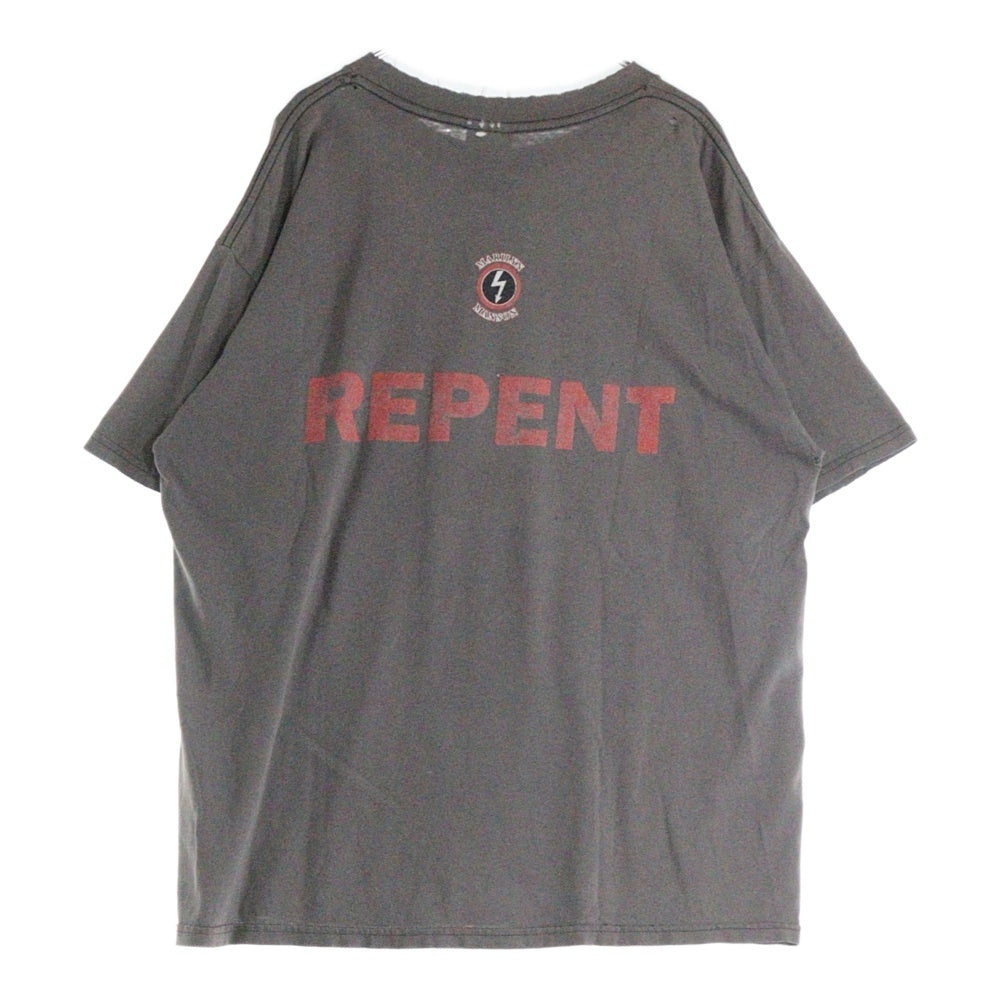 VINTAGE(ヴィンテージ) 90s MARILYN MANSON REPENT TEE マリリンマンソン レペント 両面プリント半袖Tシャツ カットソー グレー