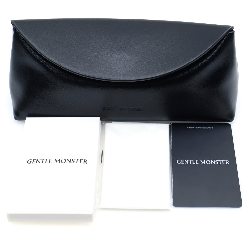 GENTLE MONSTER(ジェントルモンスター) Black Acetate Sunglasses COCOA-01 ブラックアセテート オーバルサングラス アイウェア 眼鏡 ブラック