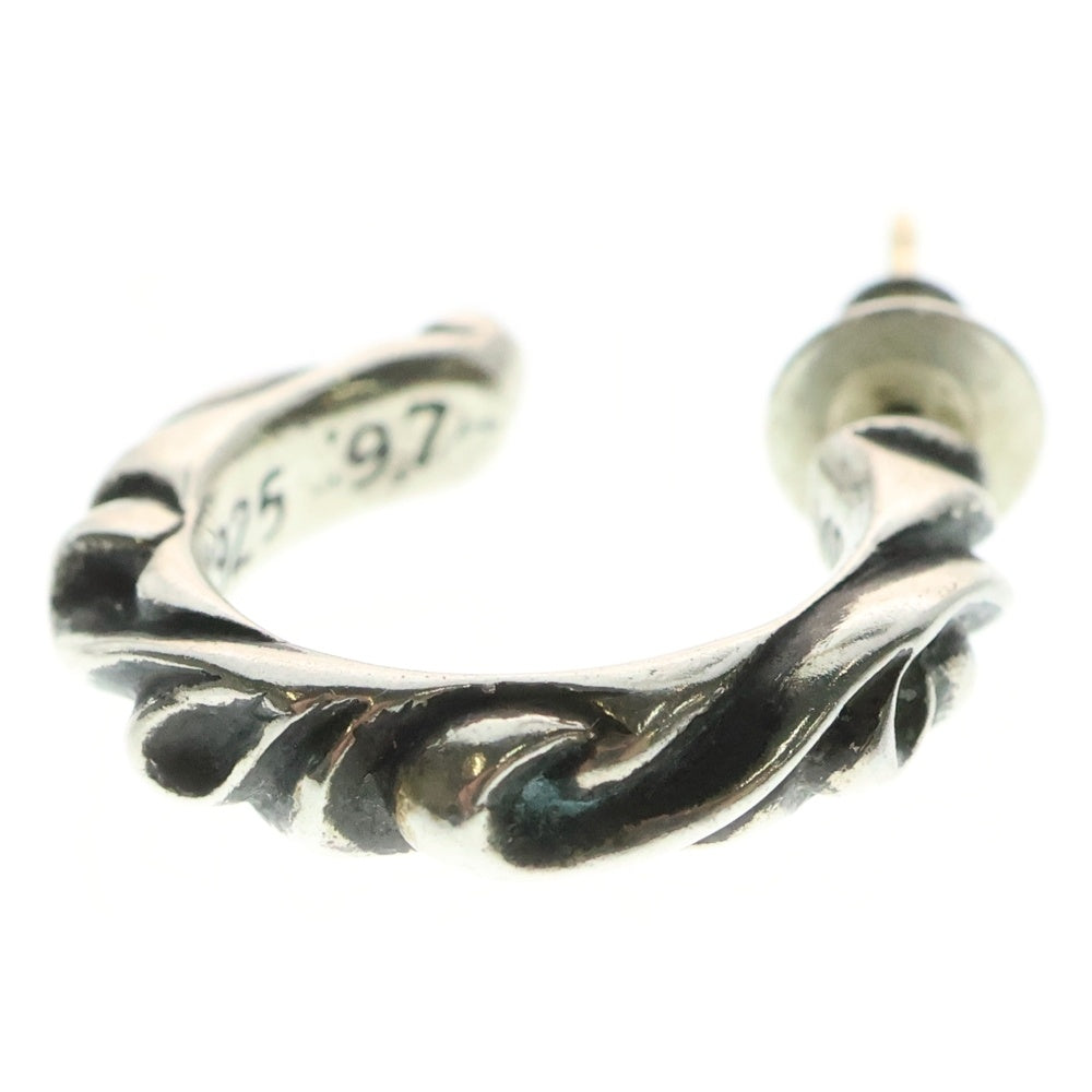 CHROME HEARTS(クロムハーツ) HOOP SCROOL スクロール フープピアス シルバー BCA102