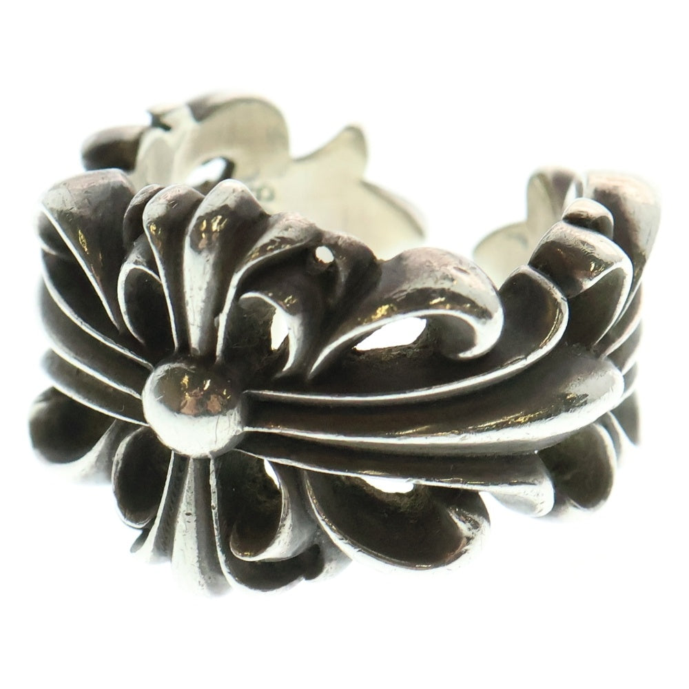 CHROME HEARTS(クロムハーツ) DBL FLRL CRS ダブルフローラルクロス リング シルバー BCA390
