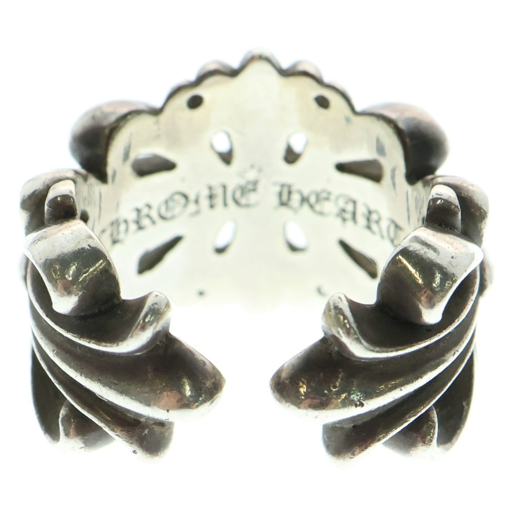 CHROME HEARTS(クロムハーツ) DBL FLRL CRS ダブルフローラルクロス リング シルバー BCA390