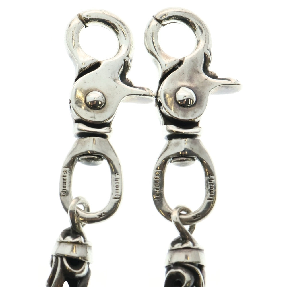 CHROME HEARTS(クロムハーツ) ROLLER LONG-T/2クリップロング ローラー ウォレットチェーン シルバー