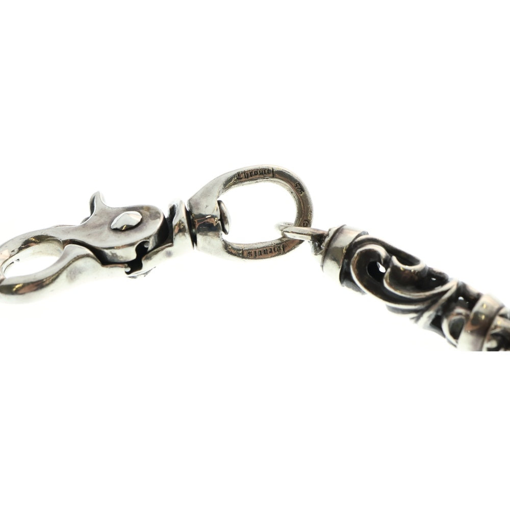 CHROME HEARTS(クロムハーツ) ROLLER LONG-T/2クリップロング ローラー ウォレットチェーン シルバー