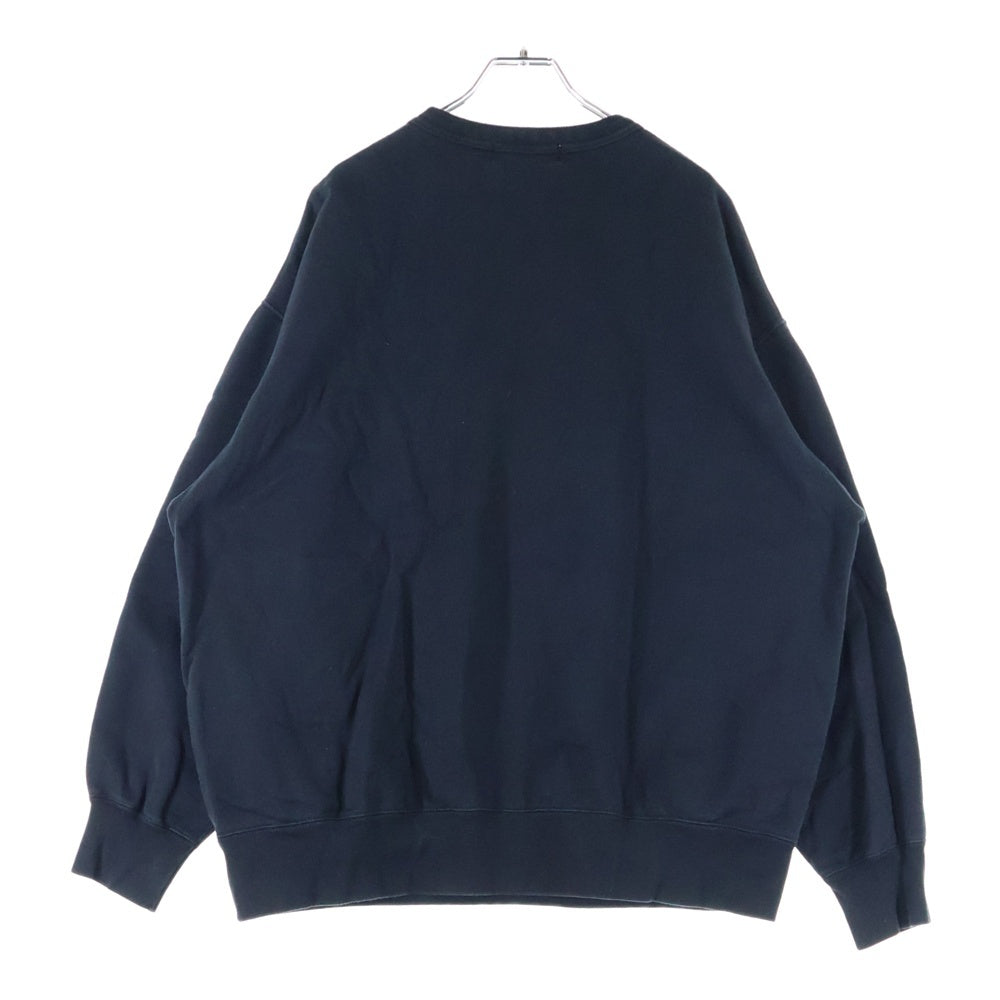 COOTIE(クーティー) COMPACT YARN CREWNECK SWEATSHIRT コンパクトロゴクルーネックスウェットトレーナー ブラック