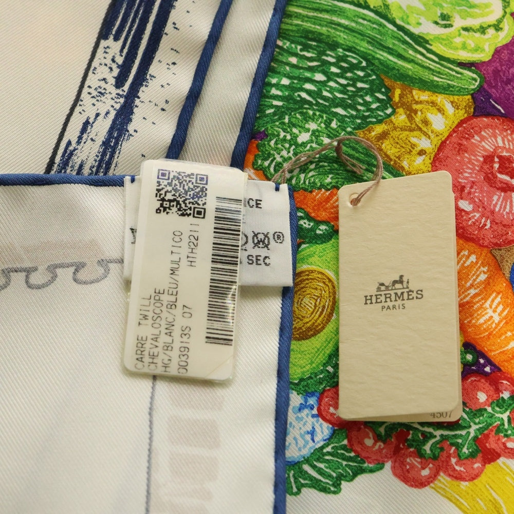 HERMES(エルメス) CARRE TWILL CHEVALOSCOPE シュバロスコープ カレ90 シルクスカーフ 003913S マルチ
