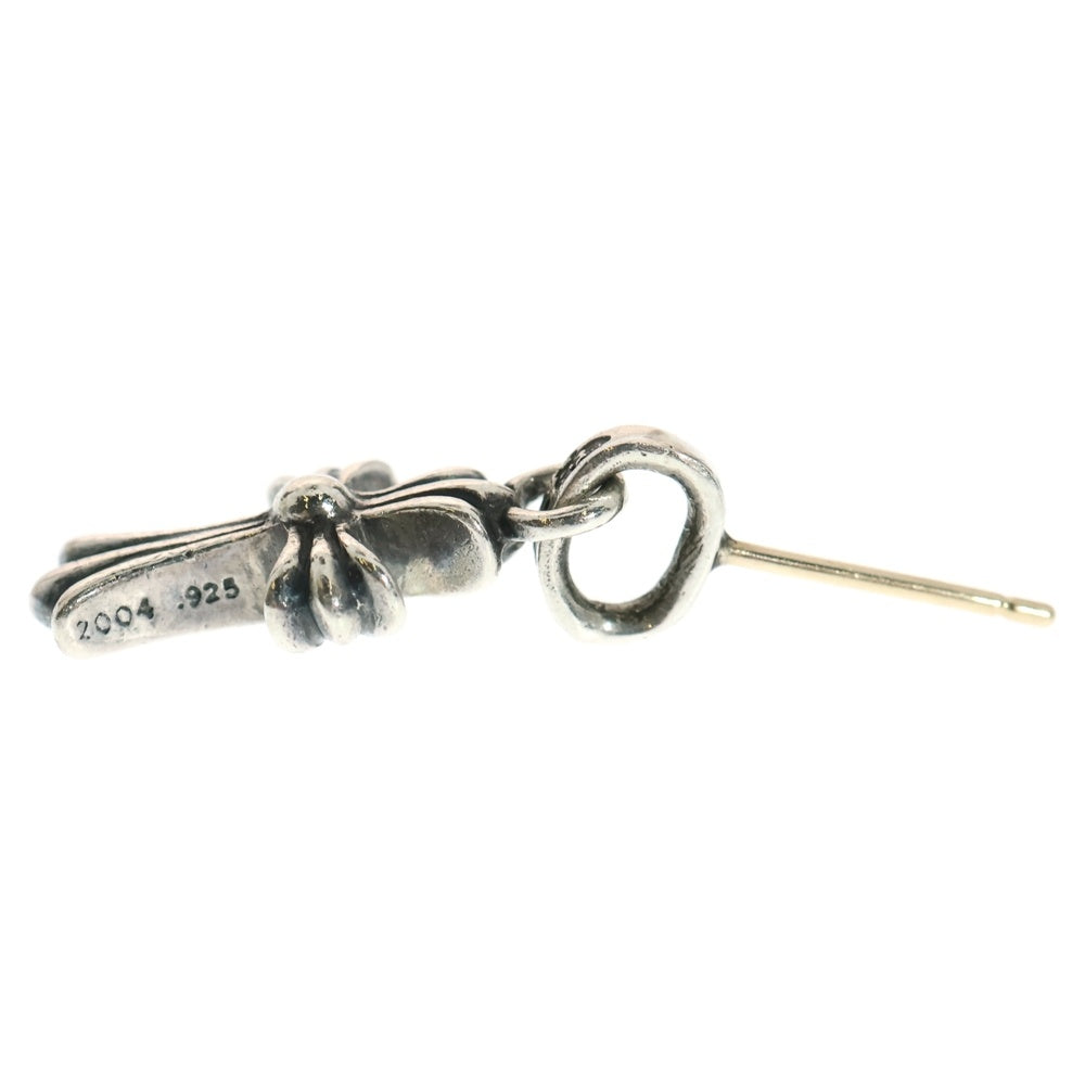 CHROME HEARTS(クロムハーツ) BBY F PPRCHN ベイビーファットクロス ドロップピアス シルバー BCA090