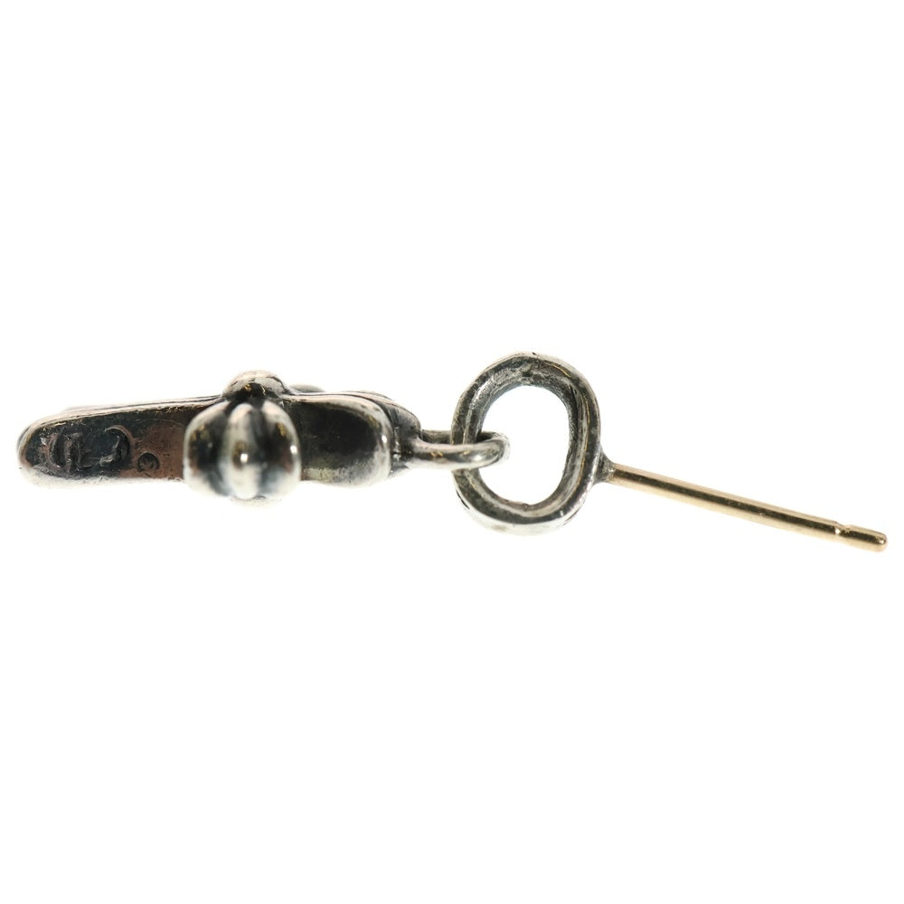 CHROME HEARTS(クロムハーツ) BBY F PPRCHN ベイビーファットクロス ドロップピアス シルバー BCA090