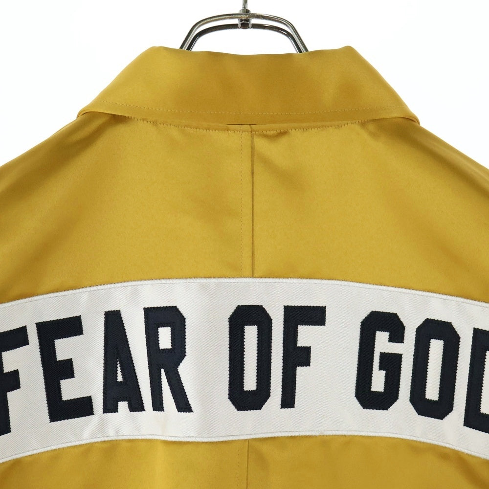 FEAR OF GOD(フィアオブゴッド) Fifth Collection Satin Baseball Jacket フィアオブゴッド 5thコレクション サテンベースボールジャケット スタジャン イエロー