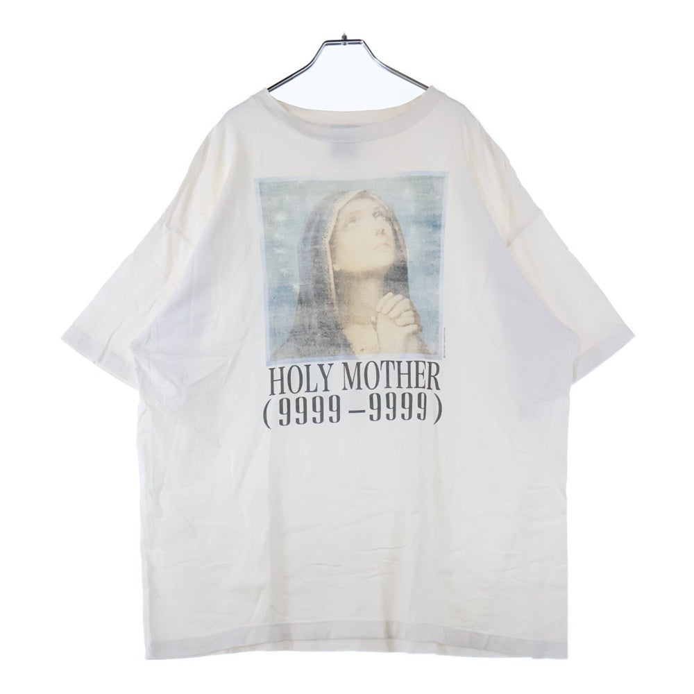 SAINT MICHAEL(セントマイケル) 22AW HOLY MOTHER SM-A22-0000-007 フロントプリント 半袖Tシャツ カットソー ホワイト