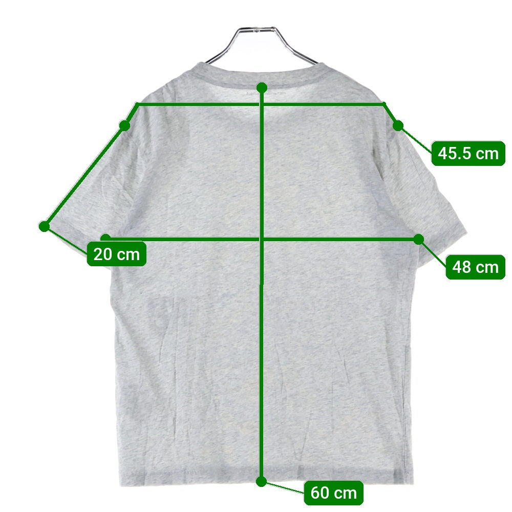 ALEXANDER WANG(アレキサンダーワン) パフロゴ半袖Tシャツ カットソー グレー レディース