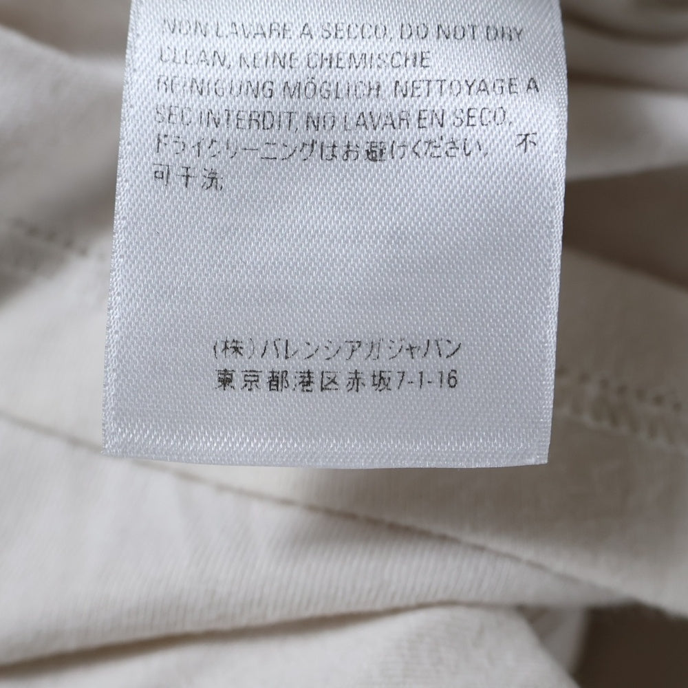 BALENCIAGA(バレンシアガ) ロゴプリント半袖tシャツ カットソー 556155 TGV72 ホワイト キッズ/レディース