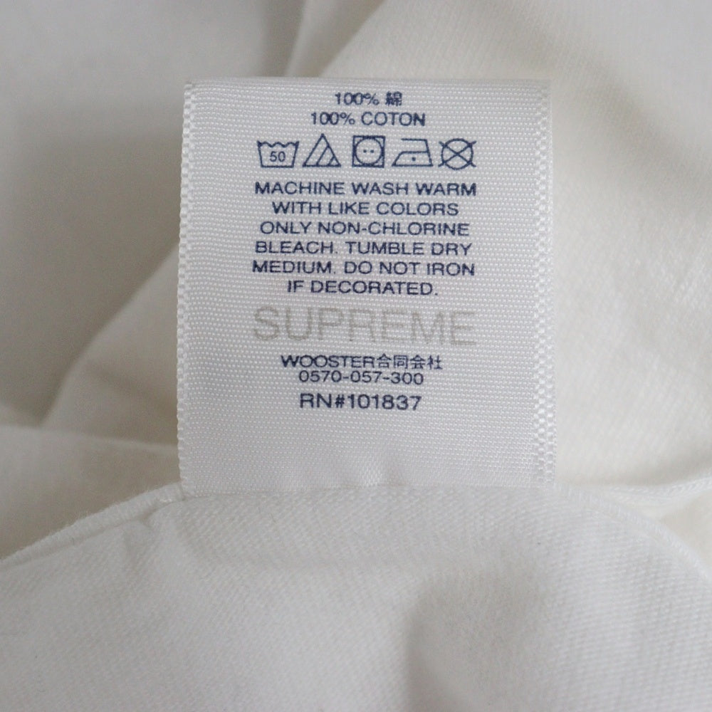 SUPREME(シュプリーム) 22SS×Burberry Box Logo Tee バーバリー ボックスロゴクルーネック半袖Tシャツ カットソー ホワイト